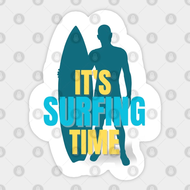 It's Surfing ime Sticker by CreativeTees23